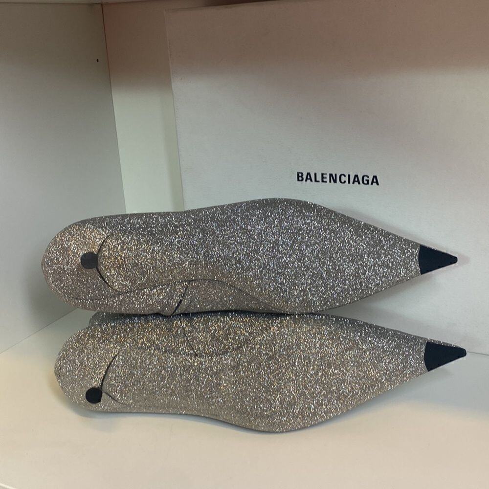 Balenciaga Leather Glitter Kitten - Picture 6 of 16